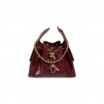 CHANEL 25 SMALL HANDBAG WAXED CALFSKIN AS5293 (30*26*14cm)